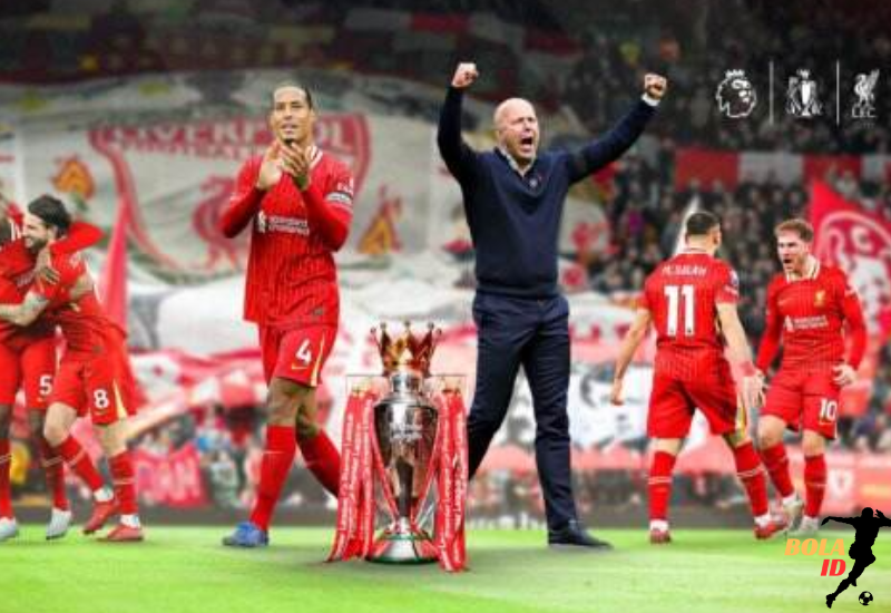 Liverpool berhasil juara Liga Inggris 2024/2025