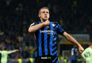 Davide Fratessi menjadi pahlawan bagi Inter milan usai sukses menjebol gawang Barcelona di menit ke-99.