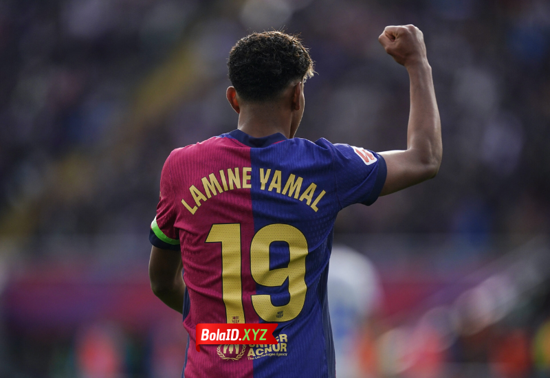 Lamine Yamal Berterima Kasih kepada Pelatih yang Dipecat saat Barcelona merayakan juara Liga spanyol