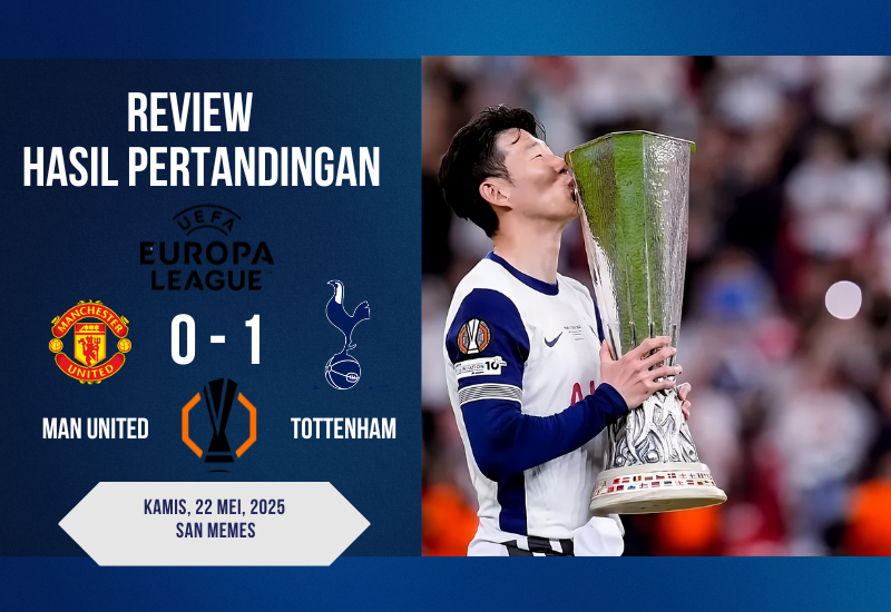 Tonton Hasil Pertandingan Final Liga Eropa Tottenham Hotspurt vs Manchester United selengkapnya disini.