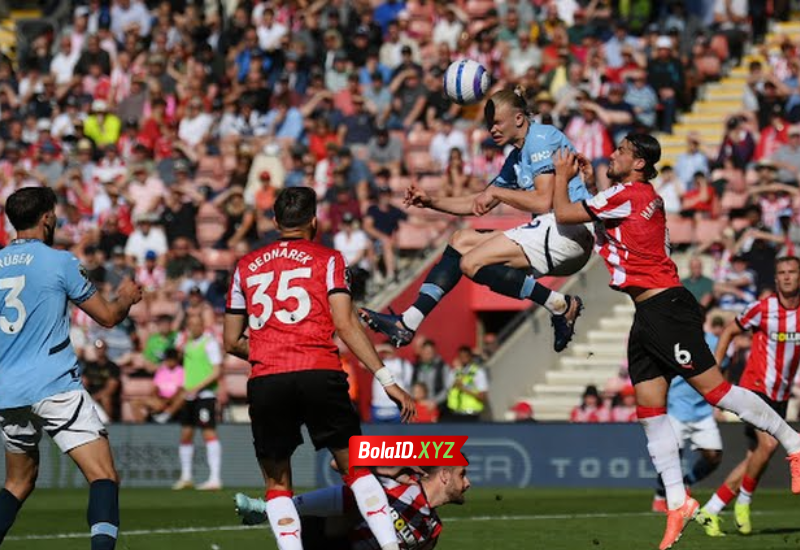Hasil Liga Inggris : Man City ditahan seri juru kunci