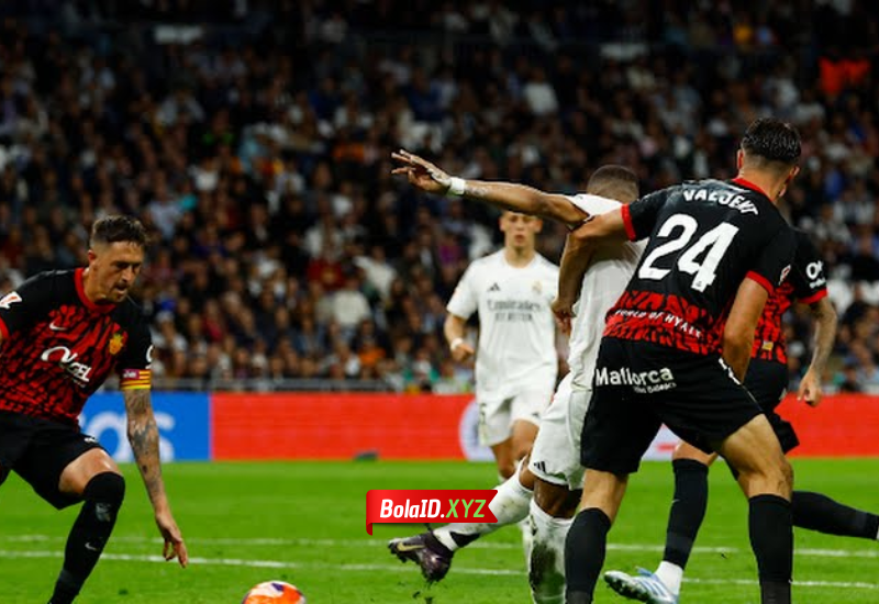Hasil Pertandingan La Liga: Real Madrid 2–1 Mallorca